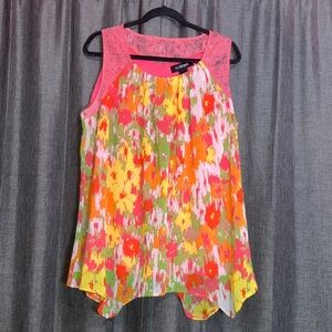 Lane Bryant Vibrant Sleeveless Blouse